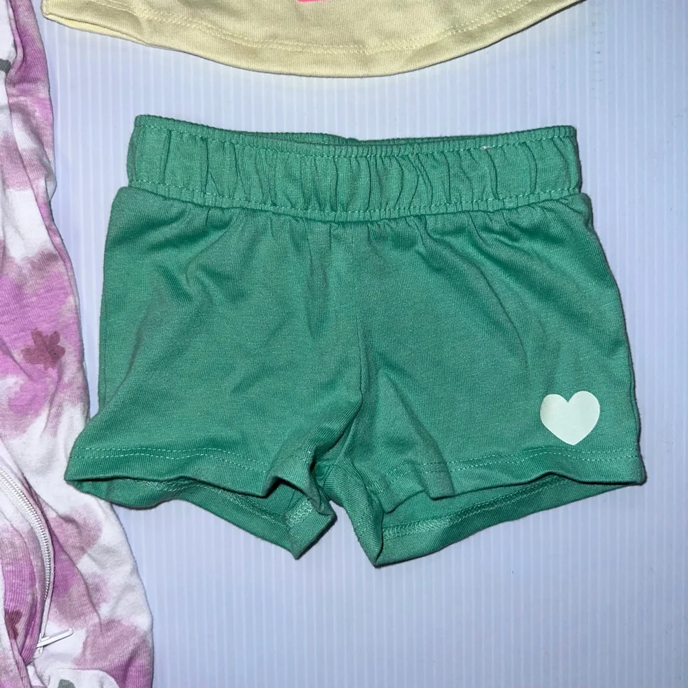 Lot of 3 Baby Girl Garanimals Carter's Set 3-6 Months Yellow Pink Green Bundle